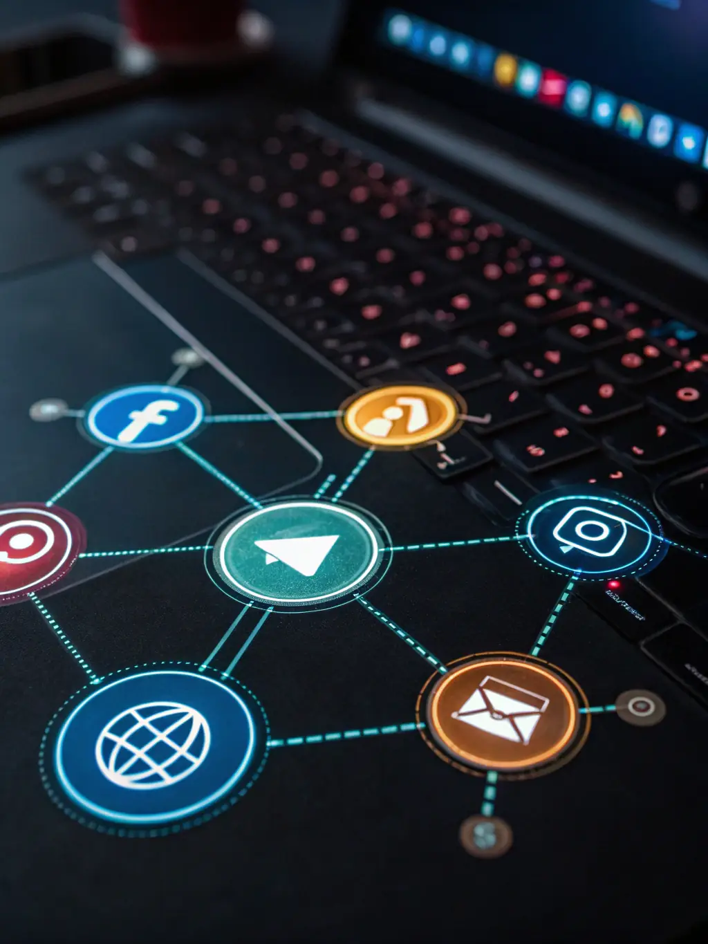 A visual representation of various APIs connecting different software systems, highlighting seamless integration.