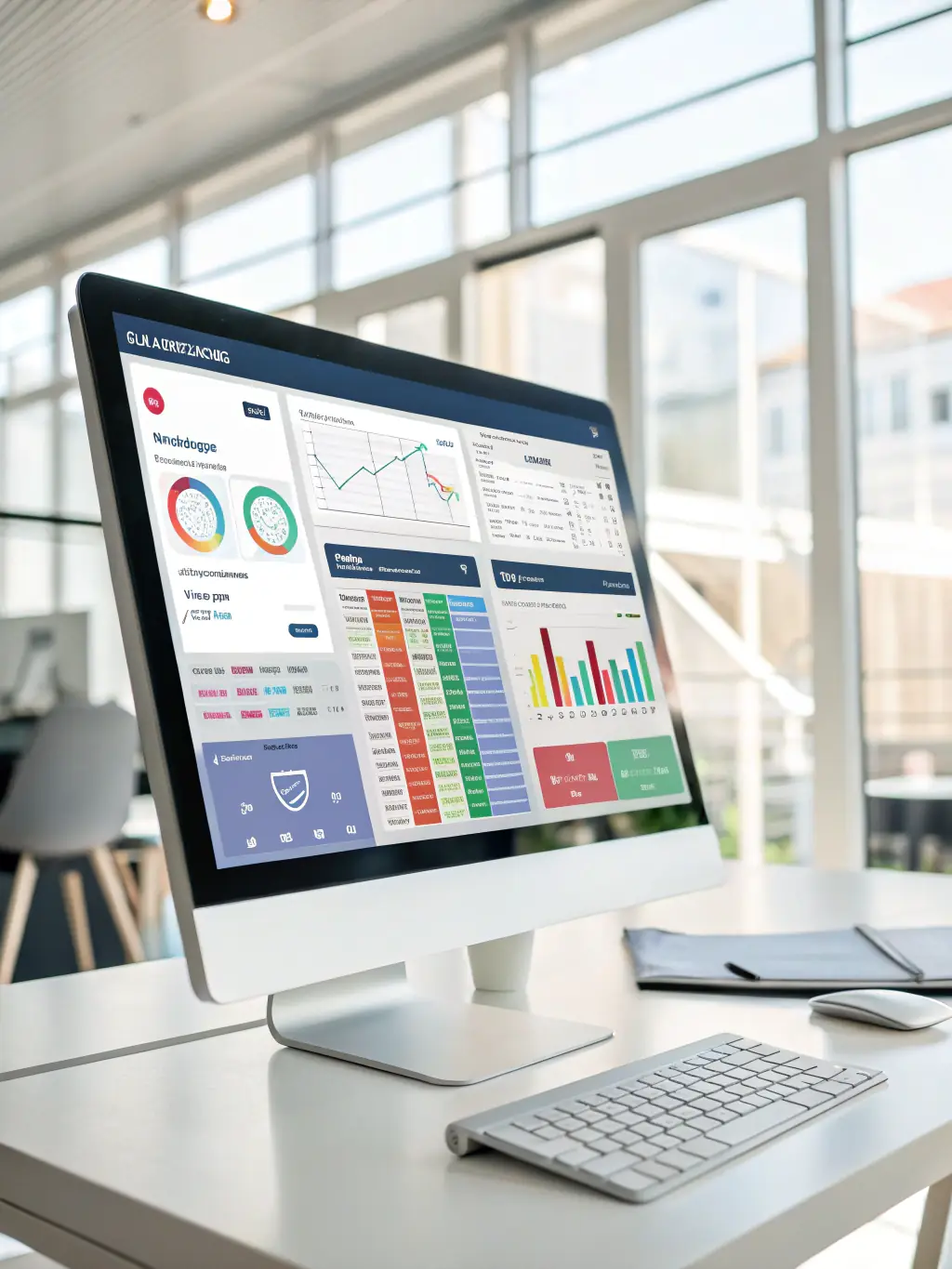 A CRM dashboard displaying client data and interactions, highlighting the importance of client management.